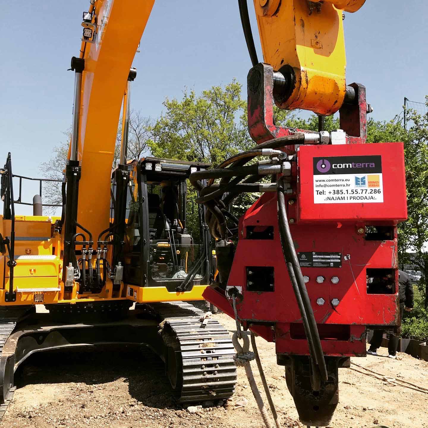 Virator Muller MS4-HFB nabijač za talpe Zagreb