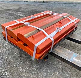 Prallbalken für mobile Brecher